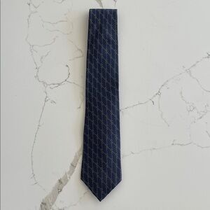 Stafford Navy Geometric Men's Tie